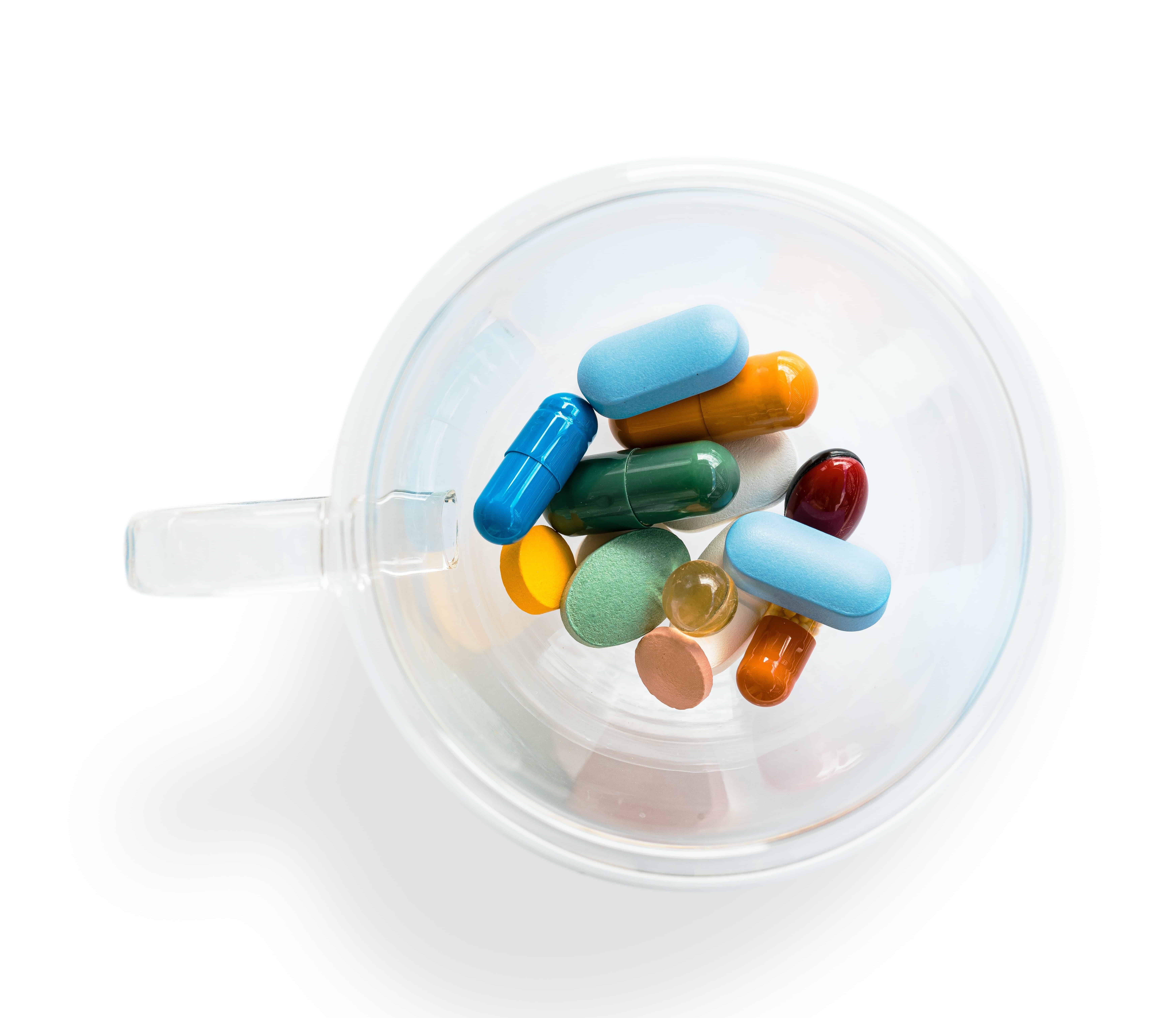 Cup of pills