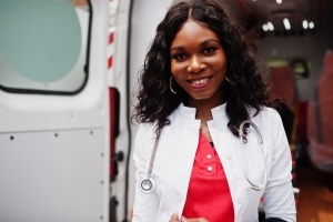 African-American EMS professional